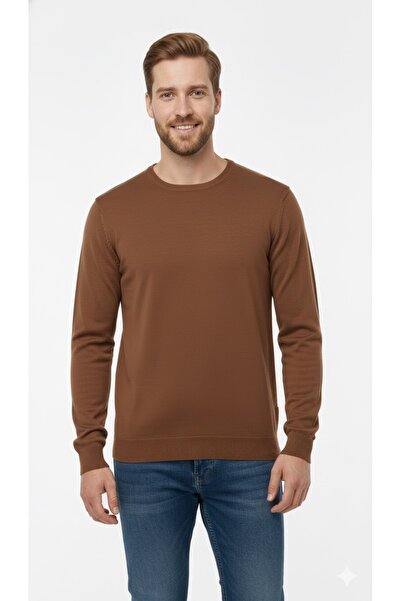 ModaPlaza Men's Crew Neck Sweater 6000