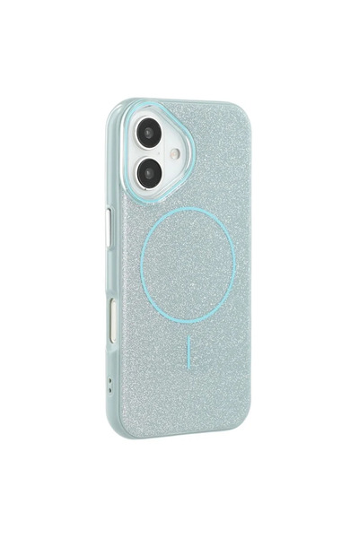 Apple Калъф за iPhone 16, MagCase, PC, Блестящ, Зелен