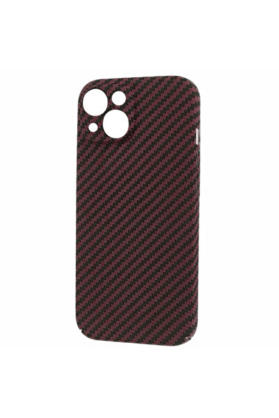 Apple Husa Carbon pentru, iPhone 14 Pro, Kevlar Pattern, Rosie