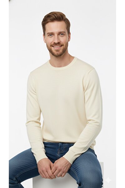 ModaPlaza Men's Crew Neck Sweater 6000