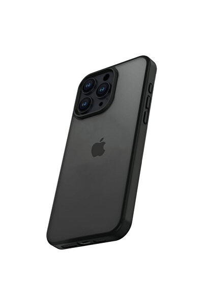 Apple Θήκη μόδας για iPhone 15 Pro Max - Ματ, Γκρι / Μαύρο