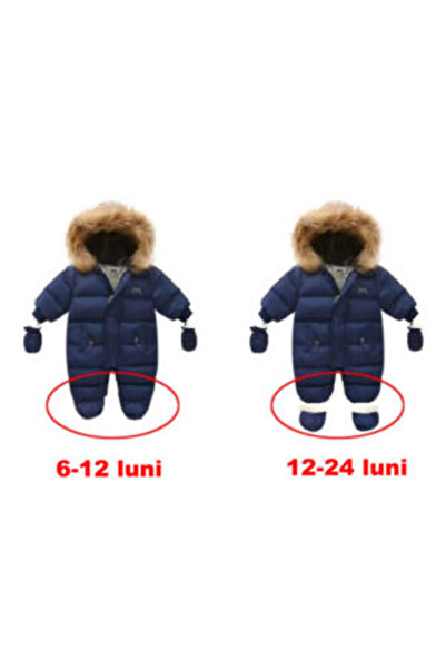 Sofia Concept Navy Fleece Coverall, 18 - 24 months