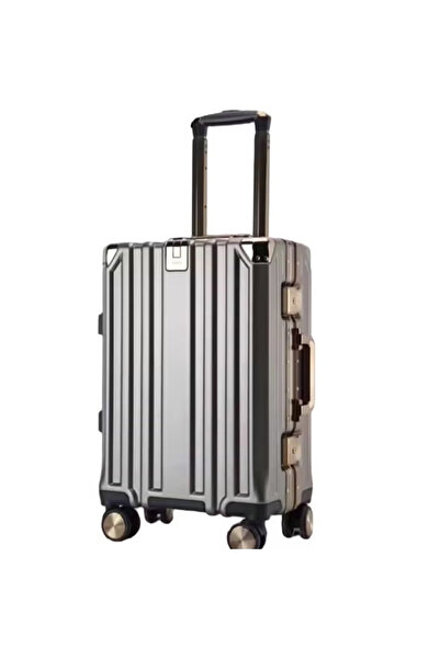 NKX Durable Hard Shell Trolley Suitcase with 4 Spinner Wheels 20/24 Inches