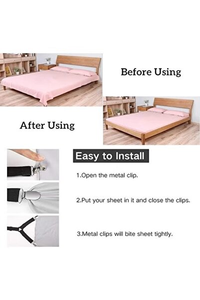 Generic Adjustable, triangular bed sheet fasteners