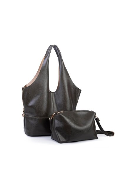 Nas Bag Large Size Casual Women's Shoulder Bag Puppy Bag Khaki Victoria