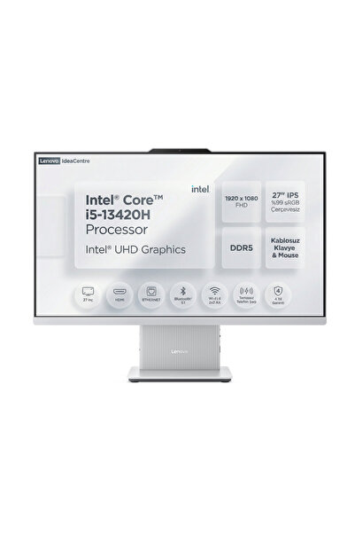 LENOVO IdeaCentre 27IRH9 i5-13420H 8GB 512GB SSD 27" FHD Freedos All In One B...