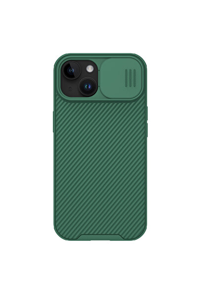 Apple Кейс Nillkin за iPhone 15, CamShield Pro, TPU, тъмнозелен