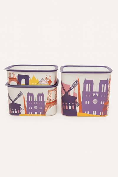 Plus Su Set- Paris / Set of 3- 500Ml/1.3Lt/2.1Lt