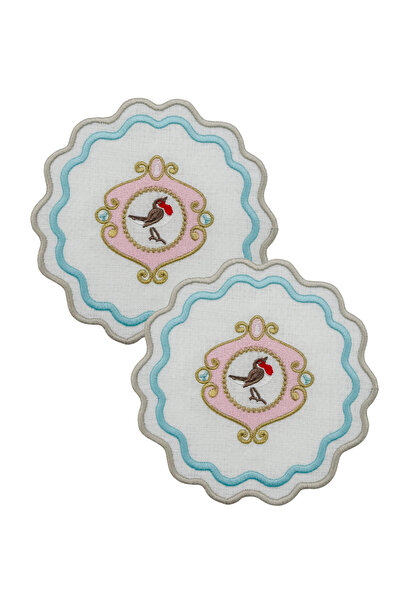 Casare Love Bird 2-Pack Coasters