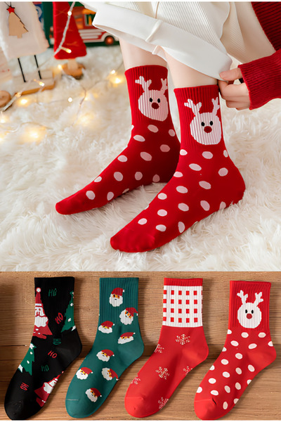 Urban Yılbaşı Konseptli Unisex Soket Çorap (41-46)