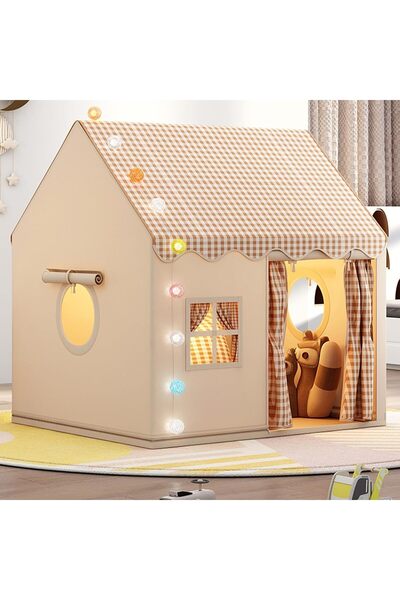 YESMAX خيمة لعب للأطفال داخلية للأولاد والبنات وألعاب الأميرات ومنزل صغير خار...