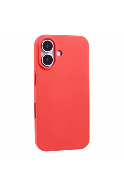 Apple Soft Case for iPhone 16, MicroFiber, TPU, Pure Red