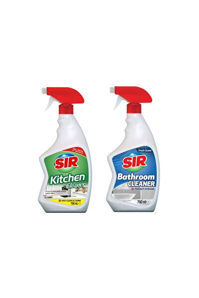 Sır Solution package: Kitchen cleaning solution 750 ml and Bathroom cleaning solution 750 ml