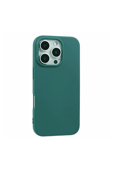 Apple Husa Soft pentru iPhone 16 Pro Max, MicroFiber, TPU, Green