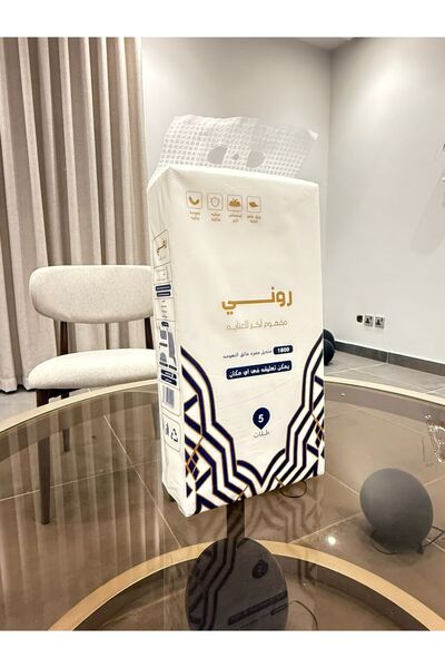 ELEGANT G Roni Natural Tissues, 5-ply tissues, 1800 tissues per pack, 5 packs total