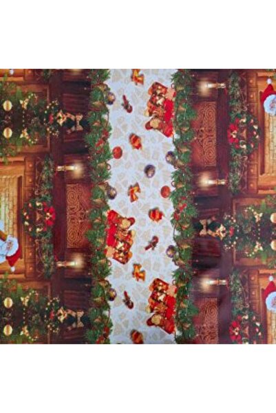 Faria Tablecloth Midox 05, Christmas Pattern, Multicolor, Festive Table Decoration - 140x500 cm