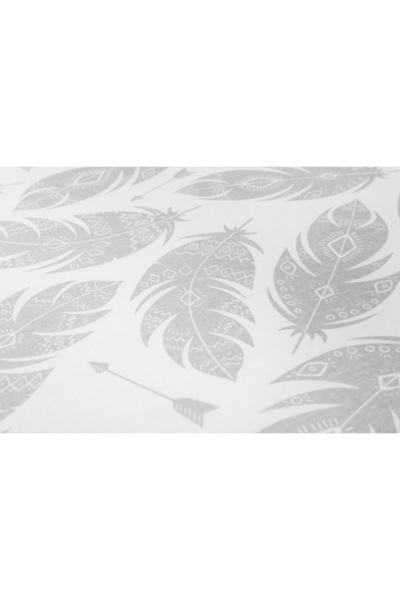 Sensillo Foam mattress 120x60x6 cm Gray/Feathers for traditional/foldable cot, hardness level