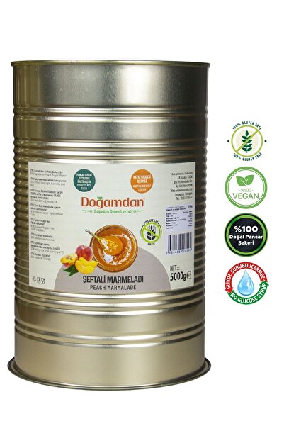 DOĞAMDAN Şeftali Marmelatı 5000 GR