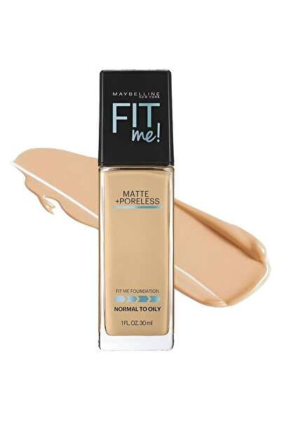 Garnier x Maybelline Fit Me Matte Liquid Foundation 128 Warm Beige - 30ml