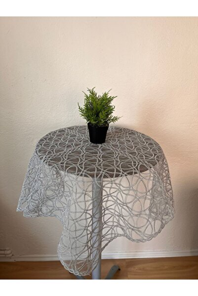 ZESA HOME Fiskos Tablecloth Tulle Laced Dowry Holder