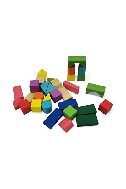 OEM Wooden cubes in a box – 48 pieces/set