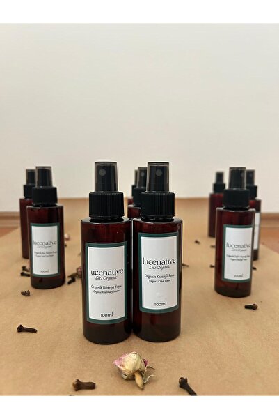 lucenative % 100 Organik Saf Biberiye Suyu & Karanfil Suyu Dökülme Karşıtı ve...