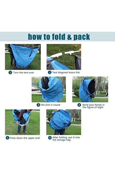Generic Camping/Dome/Outdoor Family Tent - Waterproof Tent with Carry Bag for 3-4 Person (T-1)