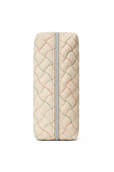 WANDA NARA COSMETİCS Makeup Supplies Bag, Quilted Mini Vanity Bag – Elegant C...