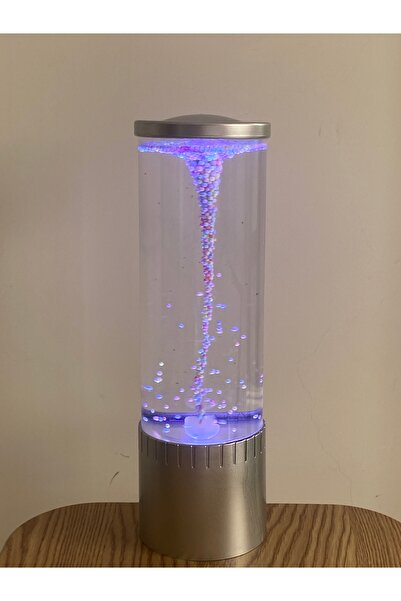 Generic LED Bubble Fish Lamp with Moving Fish & Water Effects -changing Children's Toy Lamp USB