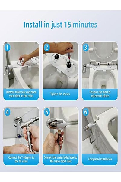 Genaric Bidet Attachment for Toilet Seat