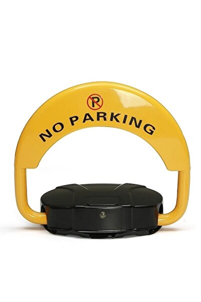 Boxely Blocator automat de locuri de parcare, oțel, galben, suportă până la 2 tone, 2 telecomenzi, alarmă