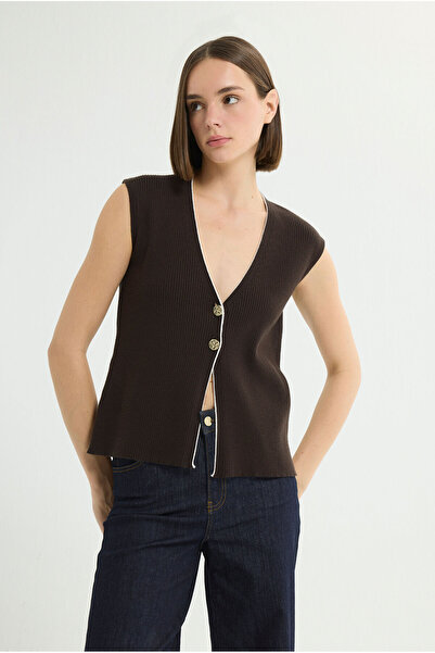 Love My Body Kolsuz Triko Yelek