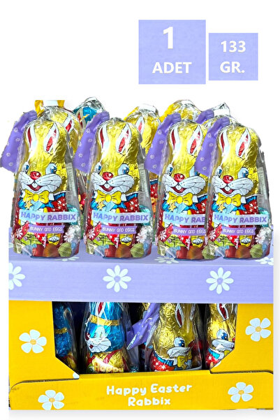 Pofika Yılbaşı Noel Happy Rabbix Tavşan Çikolata 133gr 1 Adet