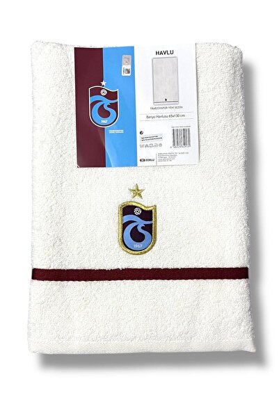 Taç Ts Borda Blue Bandroll Fan Bath Towel 65 X 130 cm