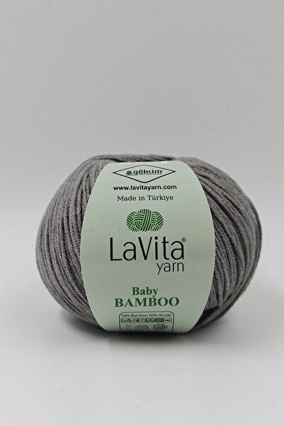LaVita Yarn Fir de tricotat manual Baby Bamboo 50% Bambus 50% Acrilic 50gr (6...