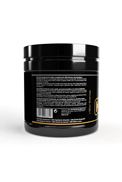 Pro Nutrition Creatine Monohydrate, Blue Raspberry, 250g