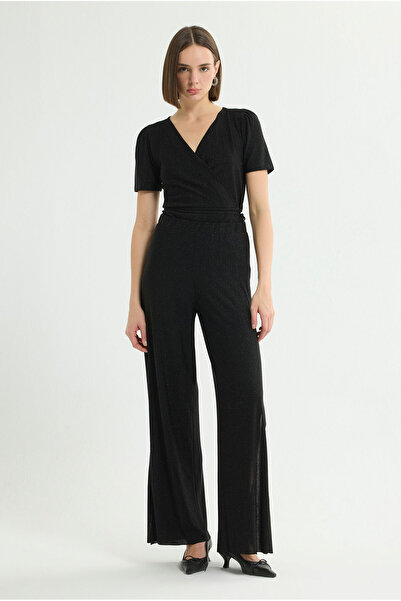 Love My Body Simli Örme Pantolon