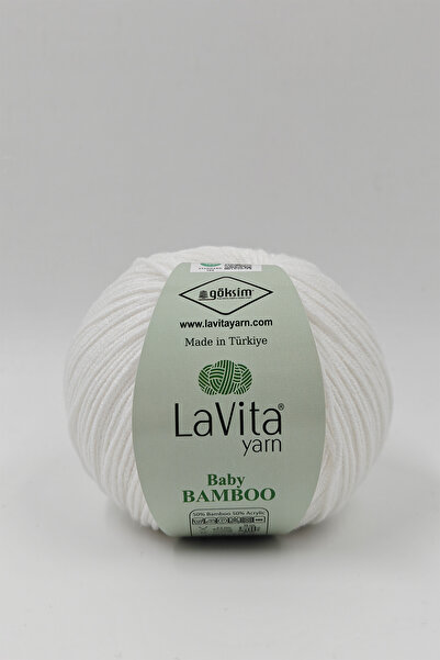 LaVita Yarn Νήμα Πλεξίματος Χειροποίητο Baby Bamboo 50% Μπαμπού 50% Ακρυλικό ...