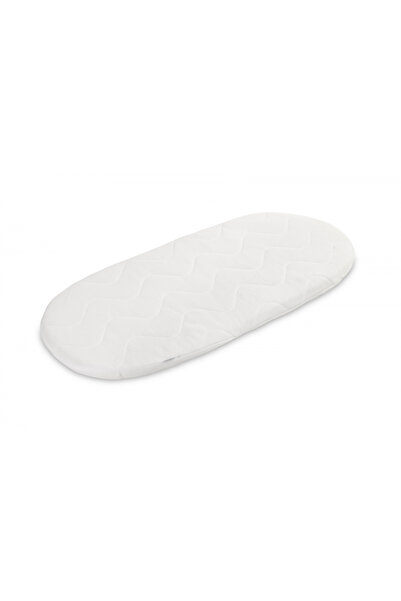 Sensillo Quilted Baby Pram Mattress White 75x32x3 cm, with removable soft quilted cover, d
