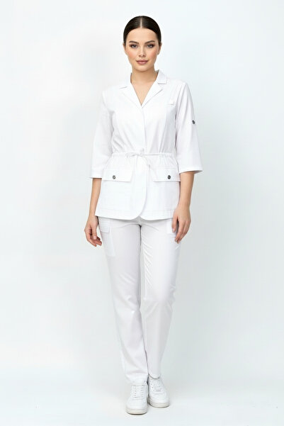 Class Üniforma Uniformă medicală albă Star pentru asistentă medicală, uniformă pentru femei