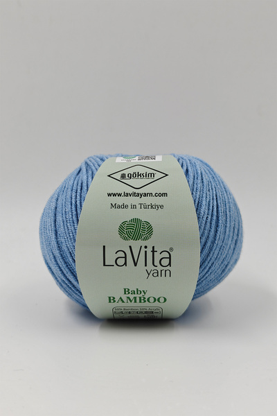 LaVita Yarn Fir de tricotat manual Baby Bamboo 50% Bambus 50% Acrilic 50gr (5...