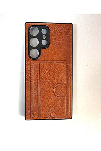 Muson SAMSUNG GALAXY S 24 ULTRA KARTLIK STANDLI DERİ KILIF