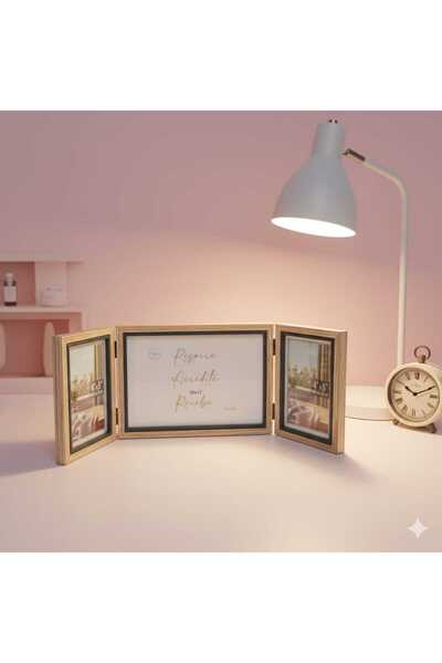 Sağlam Üçlü ahşap resim çerçevesi