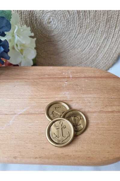 cev den store شمعة ختم جاهزة 50 قطعة، ختم ذهبي اللون