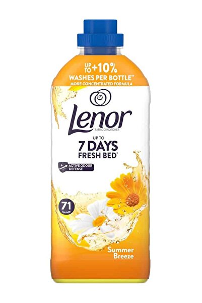lenor Summer Breeze fabric softener, bright and warm summer scent, 71 washes, 1491 ml