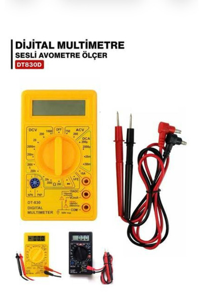 Beyazıt DT-830D Dijital Multimetre Elektronik Ölçü Aleti
