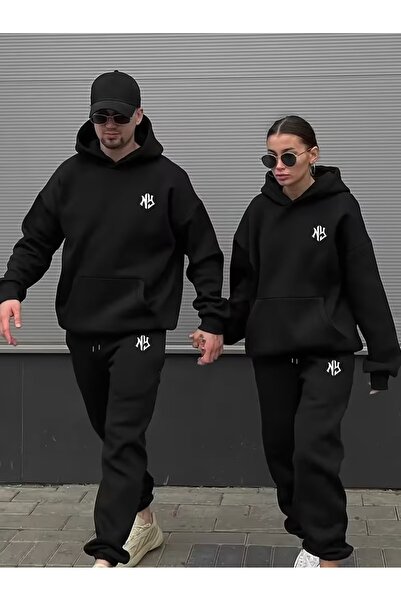 Flaubert فالوبيرت - طقم رياضي للجنسين مكون من قطعتين مطبوع jn قصة فضفاضة - بن...