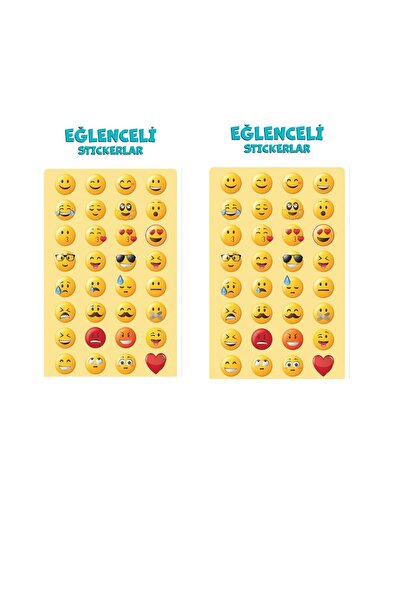 KESKİN COLOR Zabavni set od 2 emoji naljepnica