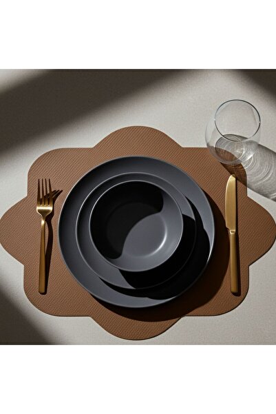 Grand Fine Art 2 Pieces Leather Rectangular American Service 33X44 cm Symmetrical Patterns Series 118