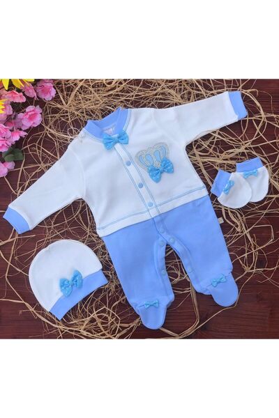 tinitins Stone printed king-queen jumpsuit/girl baby/boy baby